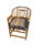Mid 20th Century Vintage Brighton Pavilion Style Chinese Chippendale Rattan & Woven Cane Armchair For Sale - Image 12 of 12