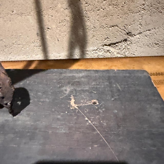 Metal 1970s Brutalist Metal Sculpture Savior of Auschwitz by Emaus Mexico For Sale - Image 7 of 7