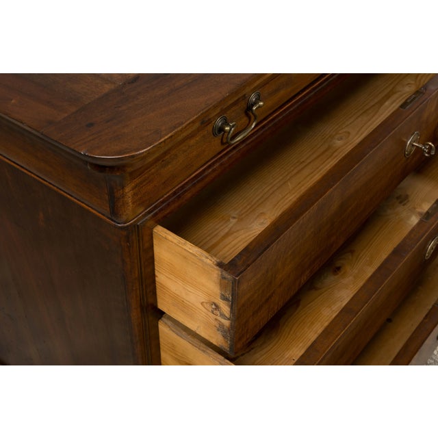 Brown 19th Century French Louis Philippe Walnut Chest of Drawers For Sale - Image 8 of 18