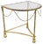 Italian Gold Plated Side Table, 1960s For Sale