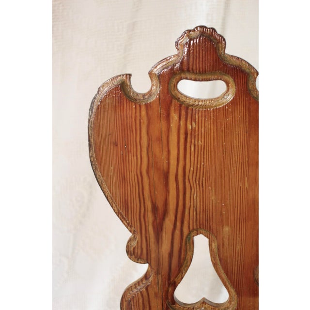 Antique Alpine or Tyrolean Style Chair For Sale - Image 4 of 7