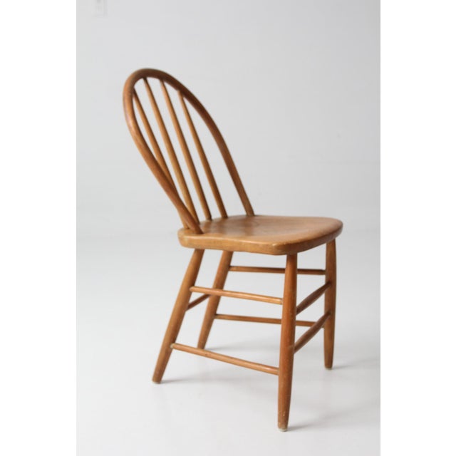 Vintage Windsor Farmhouse Dining Chair For Sale - Image 14 of 17