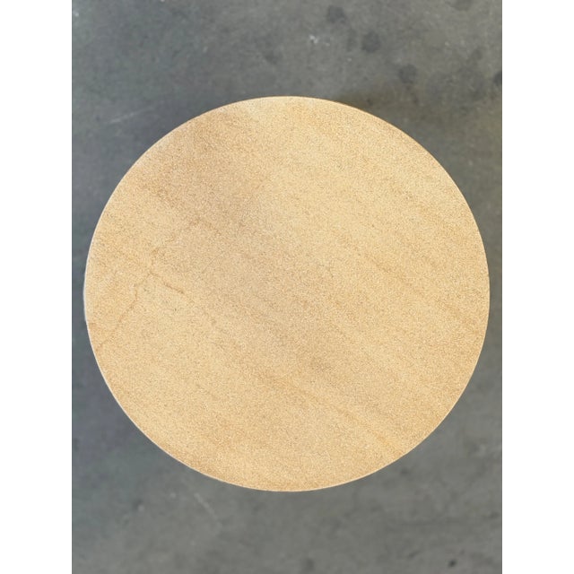 Brown 1960s Stone Top Side Table For Sale - Image 8 of 11