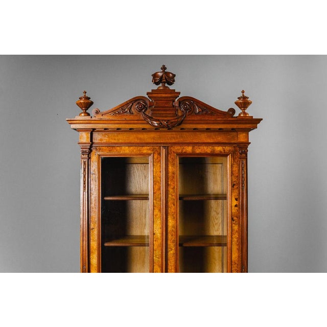 Wood Bookcase in Oak For Sale - Image 7 of 17