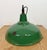 Industrial British Green Enamel Factory Pendant Lamp, 1960s For Sale - Image 15 of 18