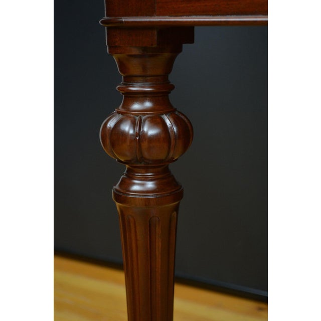 Victorian Mahogany Writing Desk or Dressing Table For Sale - Image 12 of 18