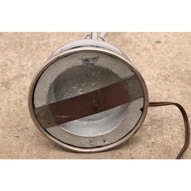 Model 600 Chrome Lamp Selected by Charlotte Perriand for Jumo, 1940s For Sale - Image 4 of 14