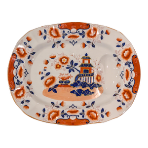 Early 19th Century English Imari Meat Platter