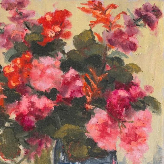 'Summer Bouquet' by Clifford Holmes, Society of Western Artists, De Young Museum, Oakland Museum For Sale - Image 4 of 6