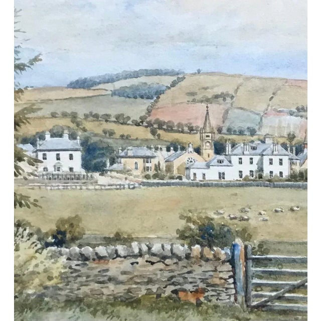 William Heatlie, Landscape, Watercolor on Paper, 1887 For Sale - Image 4 of 6