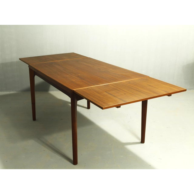 Vintage Danish Teak Dining Table by Henning Kjaernulf for Vejle Mobelfabrik, Denmark, 1960s For Sale - Image 9 of 15