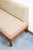 Wood Mid Century Modern Sofa Sectional Daybed Wool Stripes Modular 4 Piece MCM Couch For Sale - Image 7 of 12