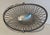 Early 19th century old sheffield plate wirework basket. Unmarked, there is an open cartouche on the handle for engraving.