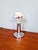 Silver Space Age Table Lamp in Chrome Metal, 1970s For Sale - Image 8 of 11