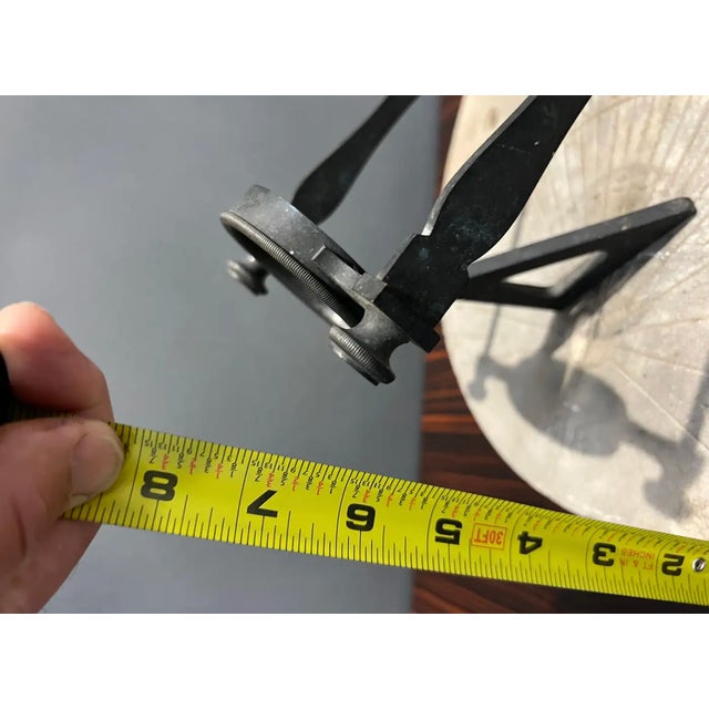 Black 19th Century Solar Signal Cannon on Marble Sundial For Sale - Image 8 of 8