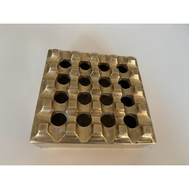 Vintage Ultima 15 Brass Ashtray by Holger Bäckström & Bo Ljungberg, 1960s For Sale - Image 11 of 13