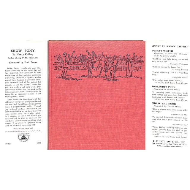 Traditional "Show Pony" 1954 Caffrey, Nancy W/ Illustrations by Paul Brown For Sale - Image 3 of 9