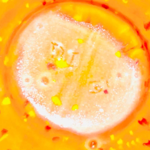 Vintage Mid-Century Modern Orange Speckle Creamer For Sale - Image 10 of 11