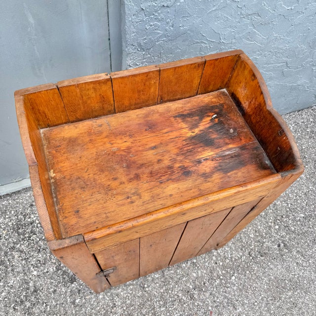 Rustic Antique Rustic Storage Cabinet/Cupboard For Sale - Image 3 of 9