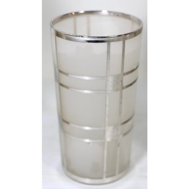 1930s 1930s Fostoria Silver Overlay Art Deco Bar Cocktail Set- 13 Pieces For Sale - Image 5 of 11