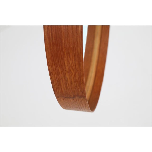 Mid-Century Modern Teak Model 103 Wall Mirror from Glas Mäster, Markaryd, Sweden, 1970s For Sale - Image 10 of 13