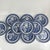 Set of 10 dessert plates, Asian pattern, Churchill, England Dimensions: Diameter: 20.5 cm Height: 2.5 cm In very good...