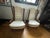 Cream LeWittes 1970’s Caned Wingback Velvet Chairs Pair For Sale - Image 8 of 16