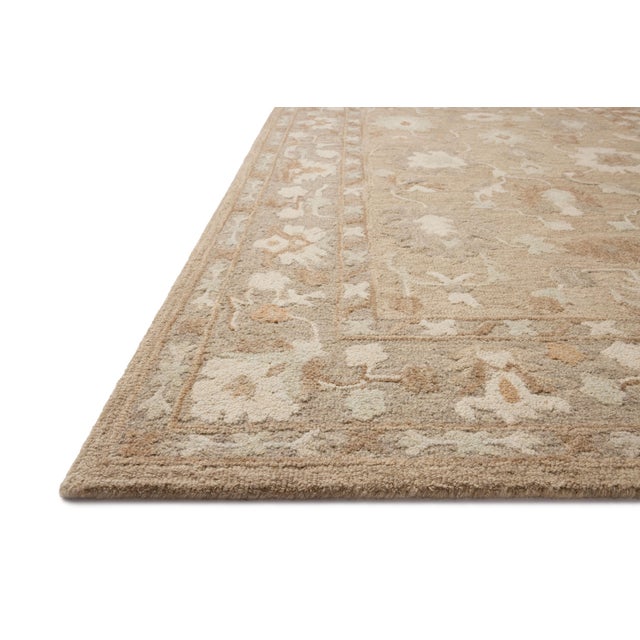 Traditional Chris Loves Julia x Loloi Dorothea Khaki / Dove 5'-0" x 7'-6" Area Rug For Sale - Image 3 of 7
