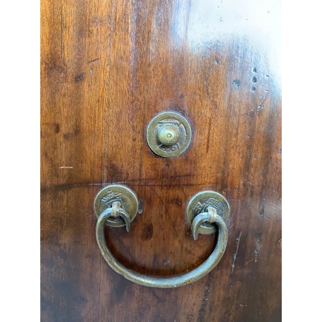 Late 19th Century Camphor Wood Lacquered Chinese Scholar Cabinet 'Qing Dynasty' For Sale - Image 10 of 12