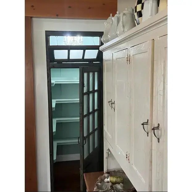 Pantry Door With Transom Top, 8 Feet Tall For Sale - Image 17 of 18