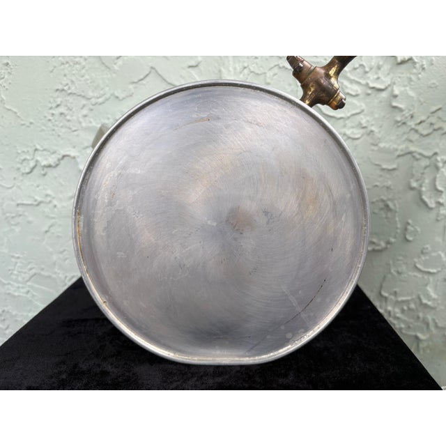 Vintage Copper Hot Water Dispenser With Working Brass Spigot and Domed Lid For Sale - Image 10 of 12