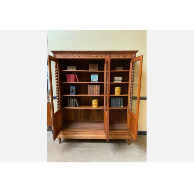 Antique Neo-Renaissance Bookcase,, 1880 For Sale - Image 4 of 12