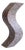 Afrodita Sculpture Object in Jurassic Fossil Stone by Nerinea For Sale