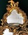 Early 19th Century Victorian Mirror With Elaborate Beveled Edge, Staggered Candle Shelves, and Gilt Wood Finish For Sale In West Palm - Image 6 of 13