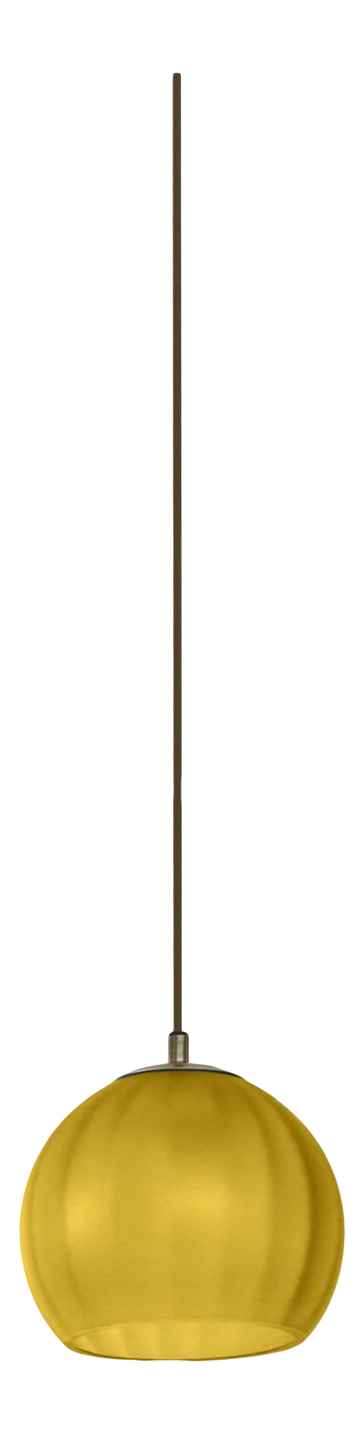 mustard pendant light