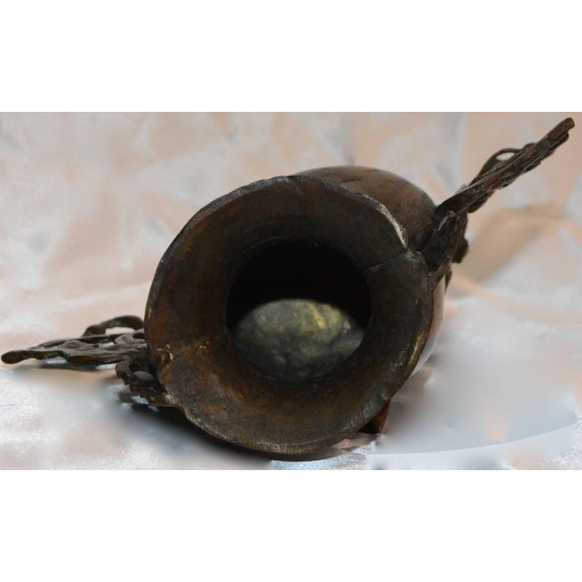 Vintage Thai Bronze Buddha Head From India For Sale In Nashville - Image 6 of 8