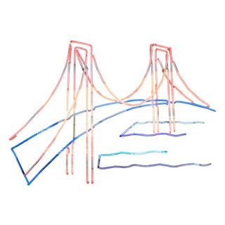 Vintage Neon Sign - Golden Gate Bridge For Sale