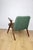 Forest Green Green Bouclé Bunny Lounge Chair attributed to J. Chierowski, 1970s For Sale - Image 8 of 13
