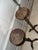 Large Heavy Vintage Iron Swirl Floor Candle Holders For Sale - Image 11 of 11