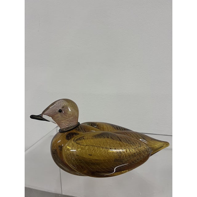 Murano Glass Duck, 1980s, in Flawless conditions. Designed 1980 to 1989 This piece has an attribution mark, I am sure that...