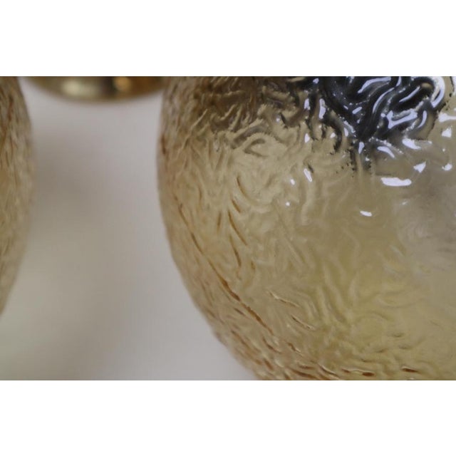1970s Space Age Golden Sphere Ceiling Lamp, Germany, 1970s For Sale - Image 5 of 13