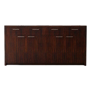 Vintage Sideboard with High-Quality Makassar Veneer, 1990s For Sale