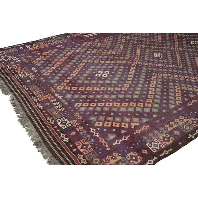 1920s Afghan Kilim Rug, 1920s For Sale - Image 5 of 18