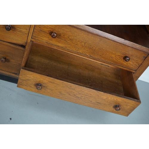 Large Antique Art Deco German Oak Chocolate Shop Cabinet, 1920s For Sale - Image 13 of 18