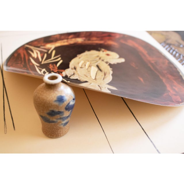 Pablo Picasso 1955 Vintage Print of Picasso's Ceramic Platter, "Dove" For Sale - Image 4 of 6