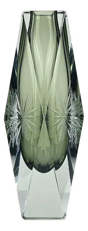 Sommerso Murano Glass Vase by Pagnin & Bon, Italy, 1960s