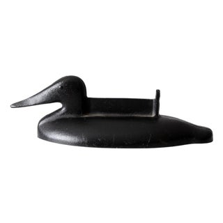 Antique Cast Iron Duck Boot Scraper For Sale