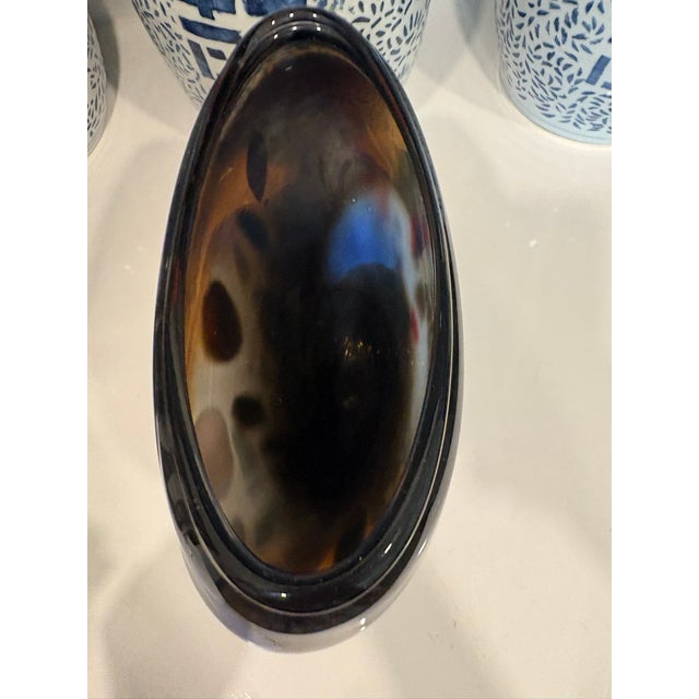 Glass Murano Style Handblown Studio Art Glass Carnivale Murrine Vase Shelf Decor For Sale - Image 7 of 10