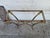 1980s French Style Metal, Brass & Marble Console Table. For Sale - Image 17 of 18