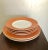 Early 21st Century Gilt Coral Chain Design Mid Century Modern Full China Set With - Service for 4, Total 24 Pieces For Sale - Image 5 of 8
